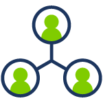 Network of people icon